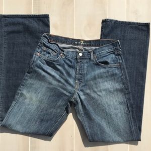 Seven For All Mankind Jeans 33x36 Wide Boot Cut